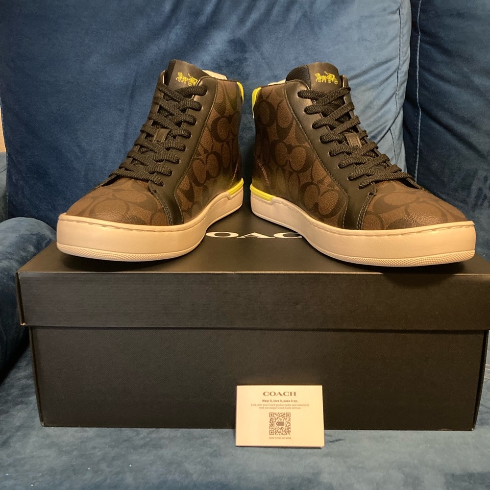 NWB COACH HIGH TOP SIGNATURE SHOES - Picture 7 of 7